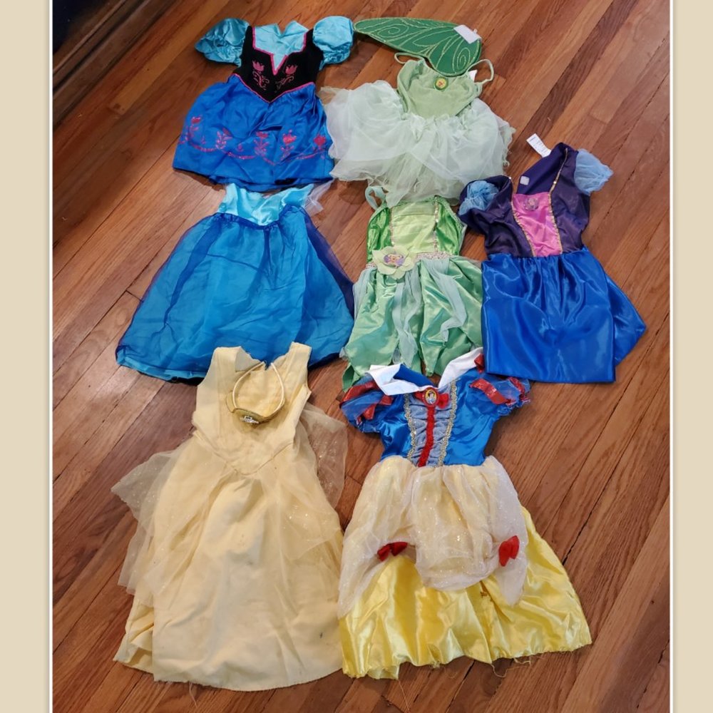 Lot of 7 Disney Costumes